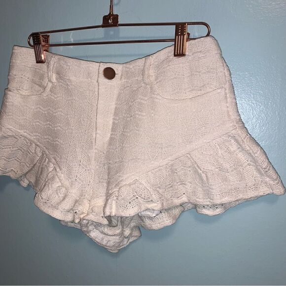 Seek The Label White Lace Shorts Small - Picture 3 of 4